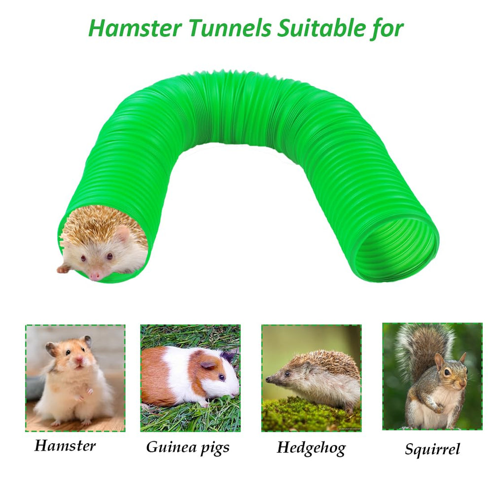 PINVNBY túnel para mascotas pequeñas, rutas múltiples en jaula