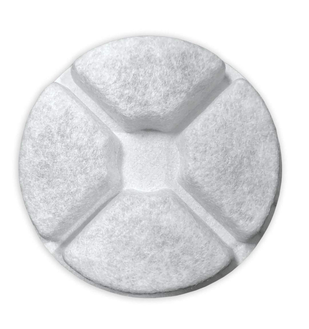 Filtro redondo de carbón Pioneer Pet para Vortex, mejora la claridad del agua y la higiene.