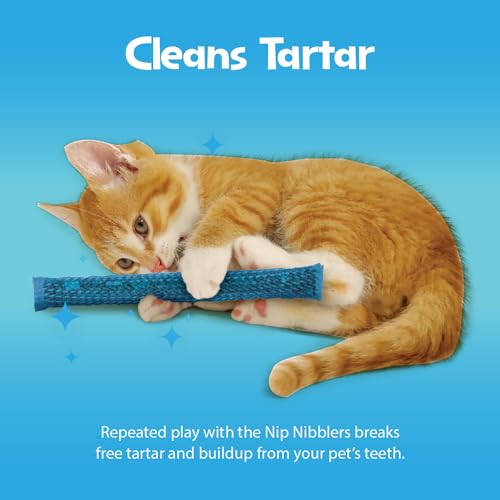 Pioneer Pet Nip Nibblers, paquete de tres juguetes con hierba gatera