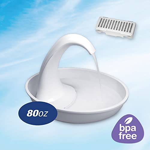 Pioneer Pet Swan con agarre antideslizante para estabilidad durante la hidratación.