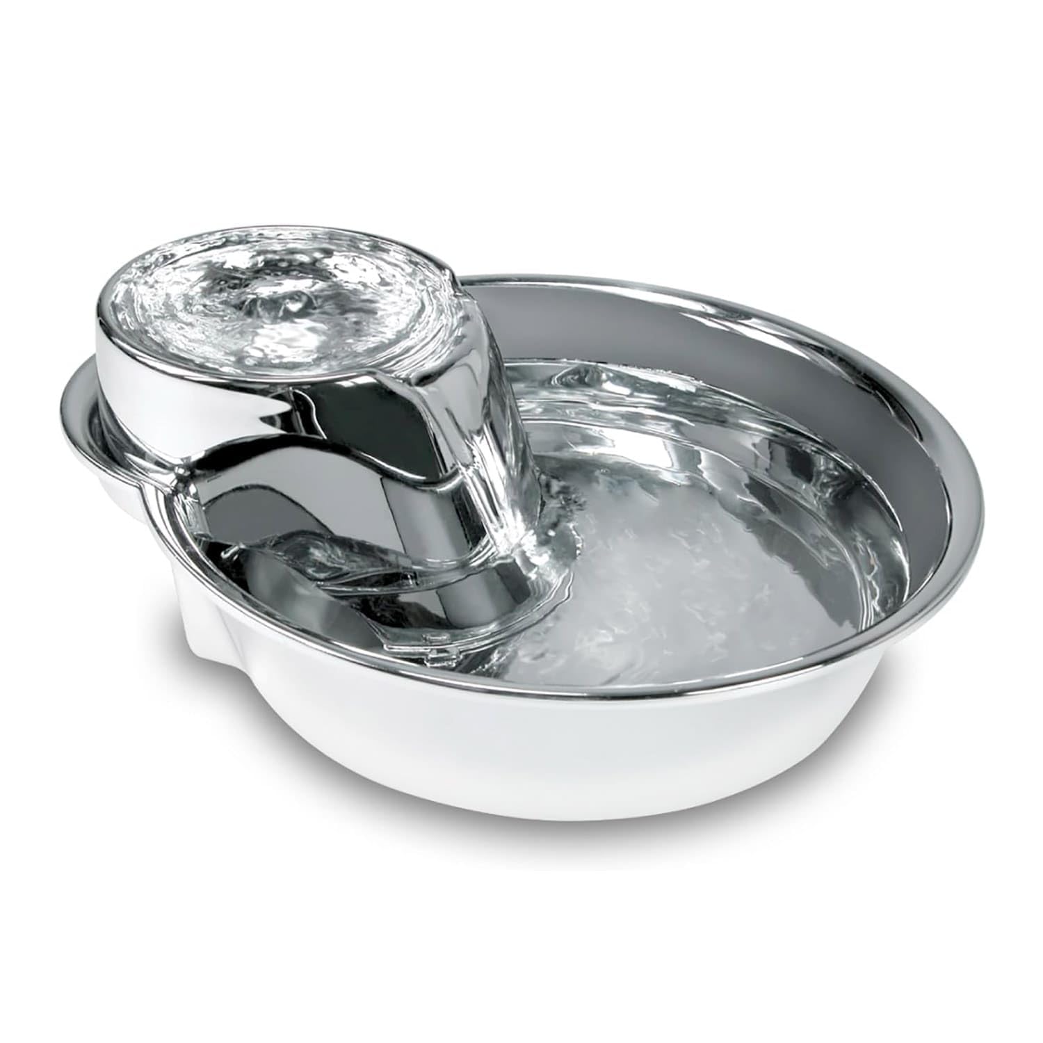 Pioneer Pet fuente de lluvia de acero inoxidable para beber más agua