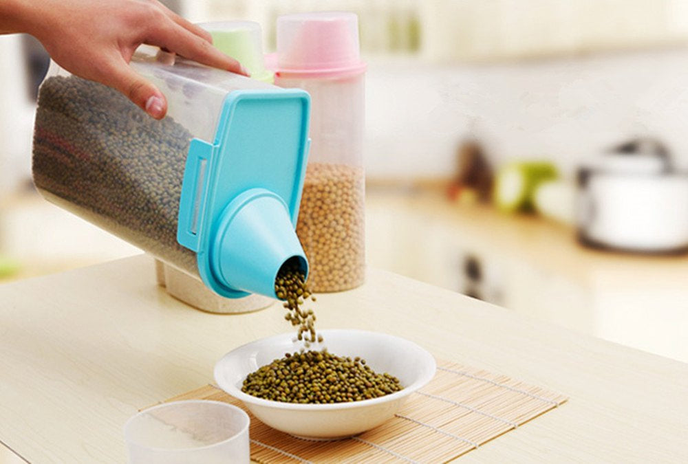 PISSION cierres de sellado mantienen la comida seca y fresca.
