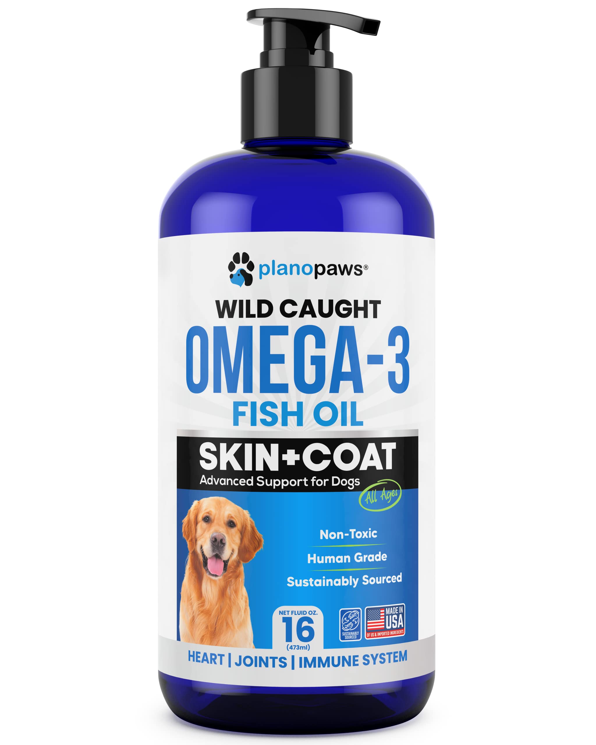 Planopaws Omega 3 para perros: textura suave para mezclar fácilmente en comida.