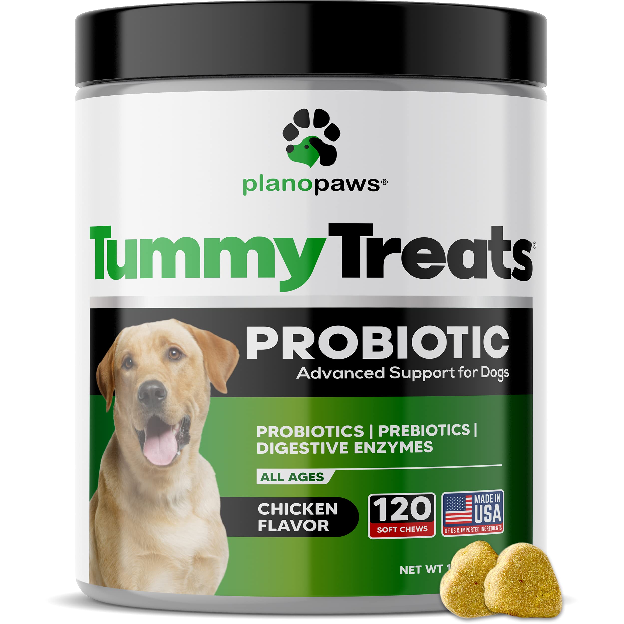 Planopaws Delicias Digestivas para perros: envase azul con apoyo digestivo suave