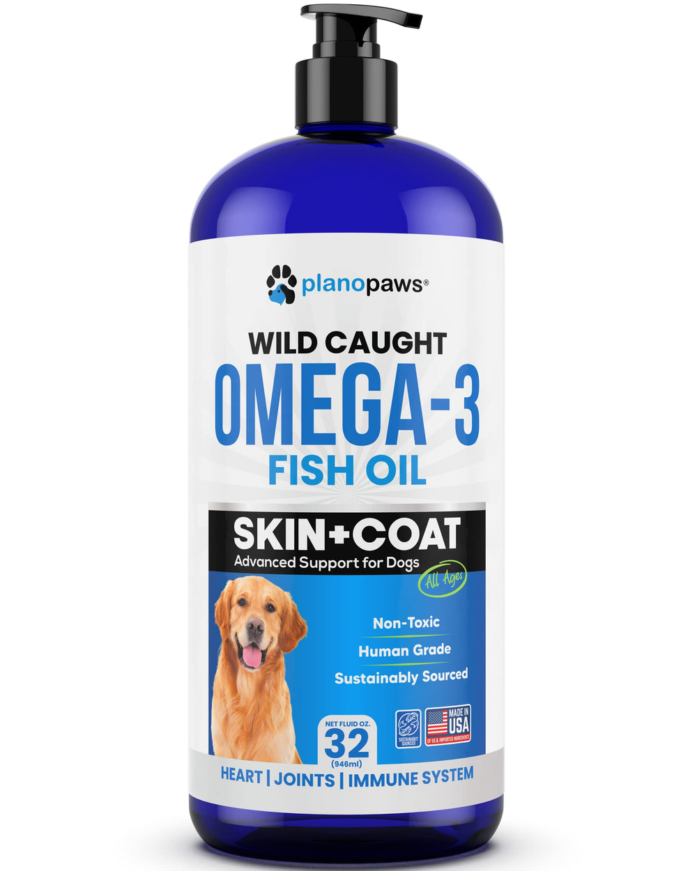 Planopaws Omega3: fácil de mezclar con la comida diaria