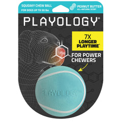 Playology bola chirrante de mordida mediana para juego activo y estimulación.