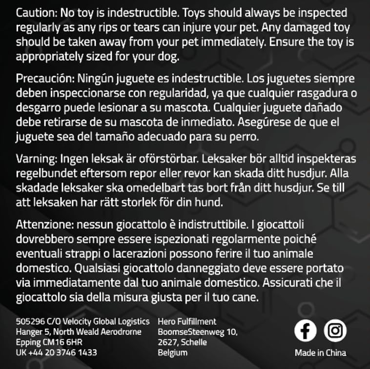 Playology Garantía de felicidad para perros, satisfacción garantizada