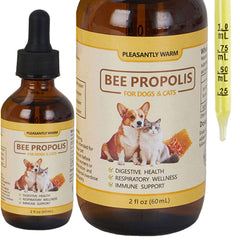 Frasco de Pleasantly Warm Propolis de 2 oz, uso diario cómodo.