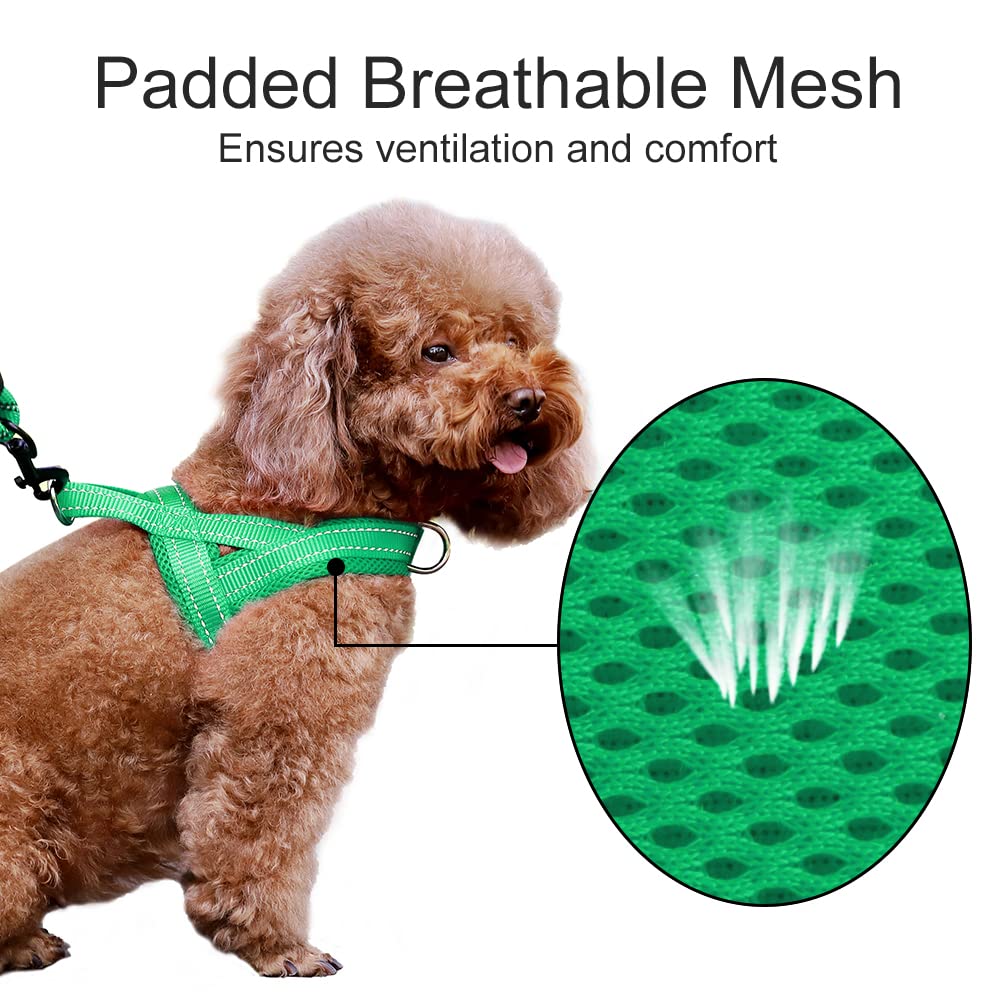 Arnés con dos anillos de Plutus Pet, ideal para entrenar y caminar
