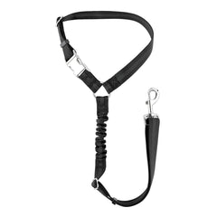 Plutus Pet cinturón de asiento para coche mantiene a tu mascota segura junto al respaldo.