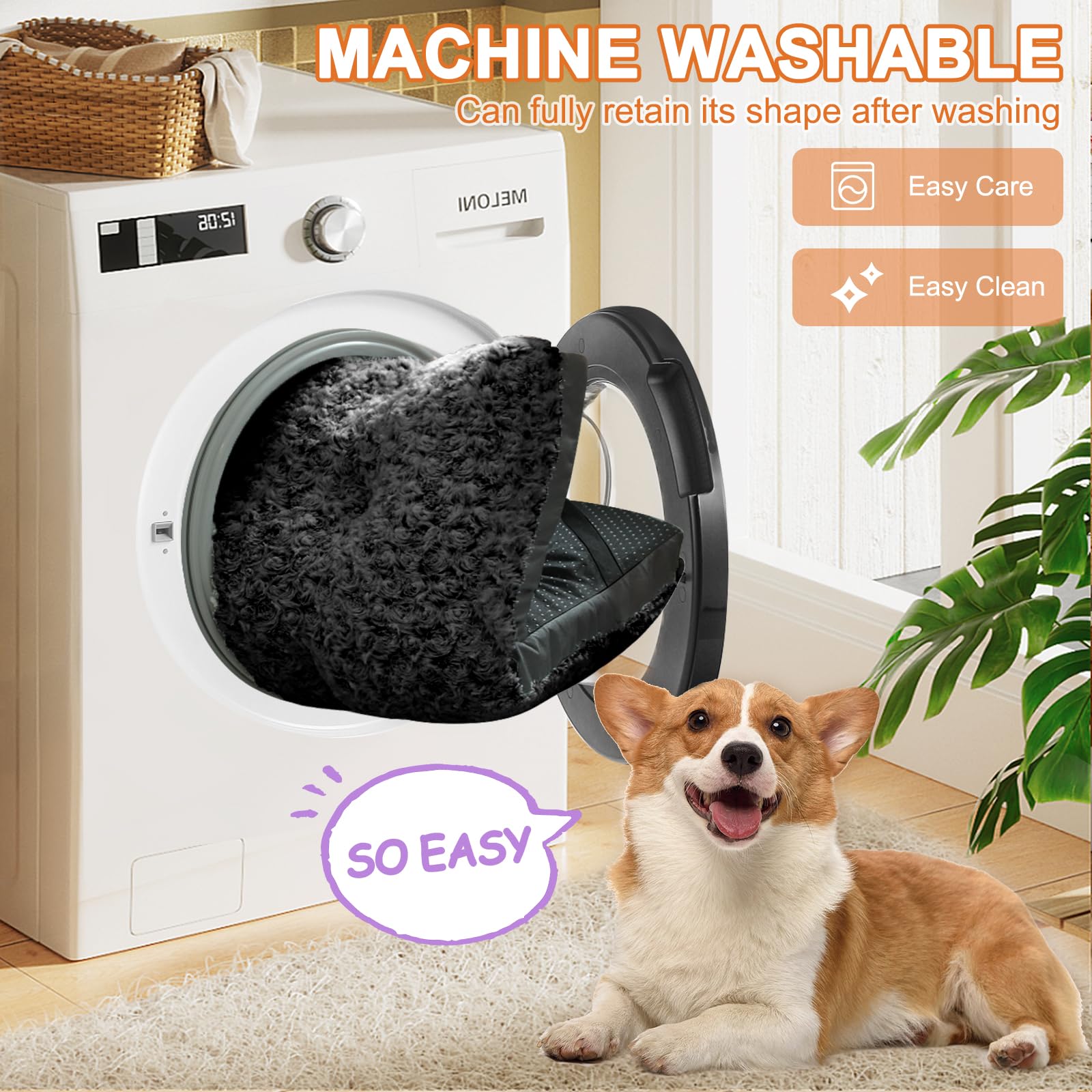 Lavable a máquina de POCBLUE para limpieza fácil.