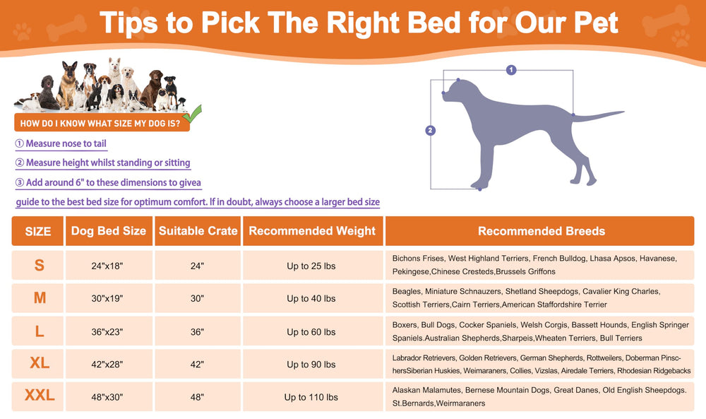 POCBLUE cama para perro mediana disponible en múltiples colores y tallas.