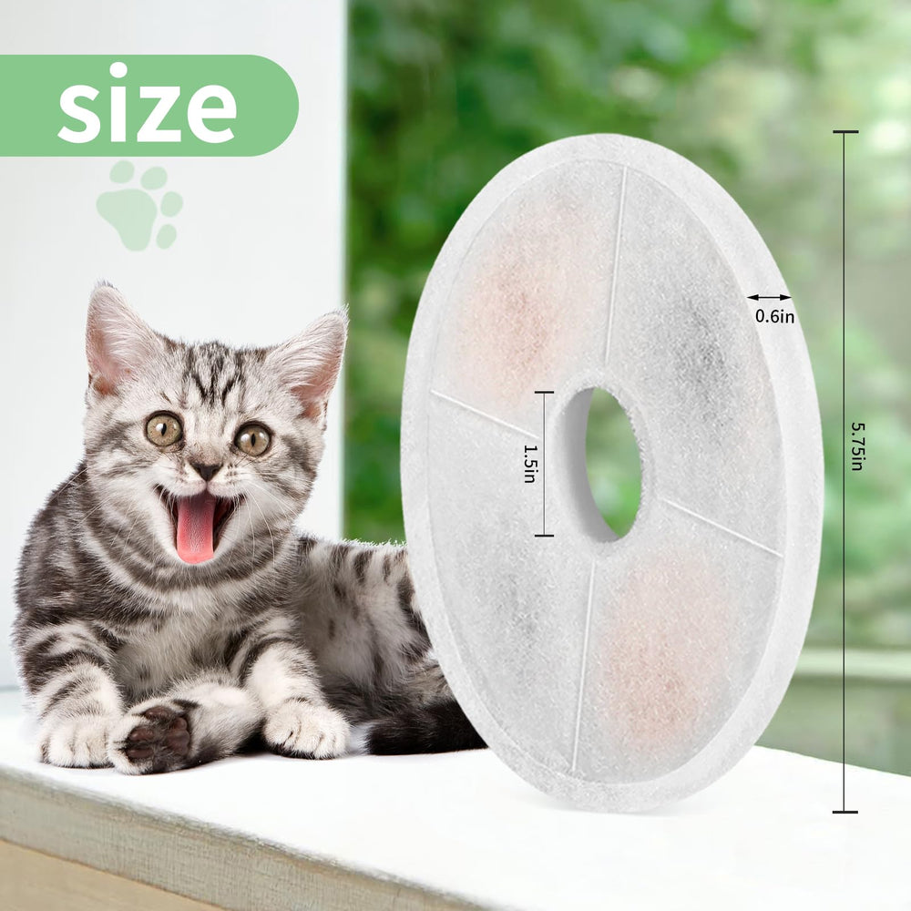 Filtro Porens con diámetro exterior de 14,7 cm para bebederos 3L.