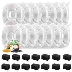 Porens: caja de 14 filtros para fuente de gatos de 2,8 L, ayuda a mantener el agua limpia.