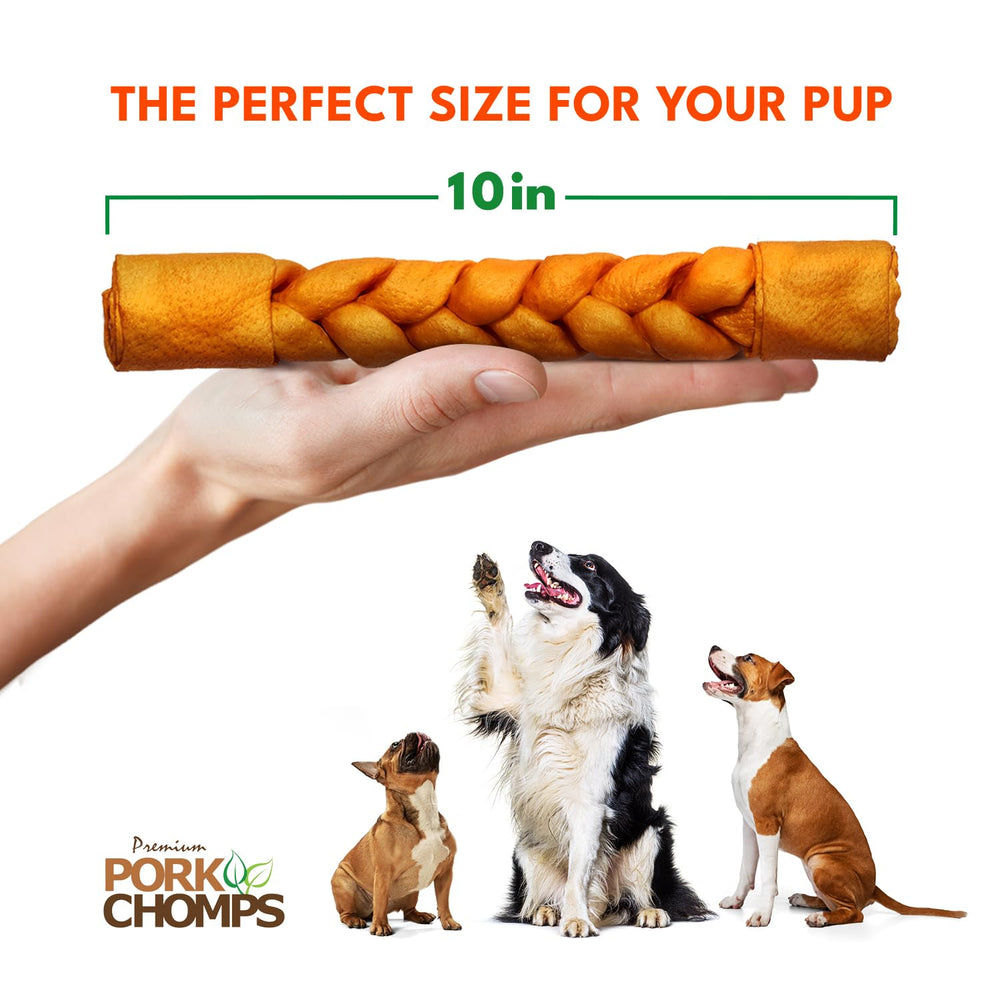 Pork Chomps: empaque y presentación, formato práctico para llevar.