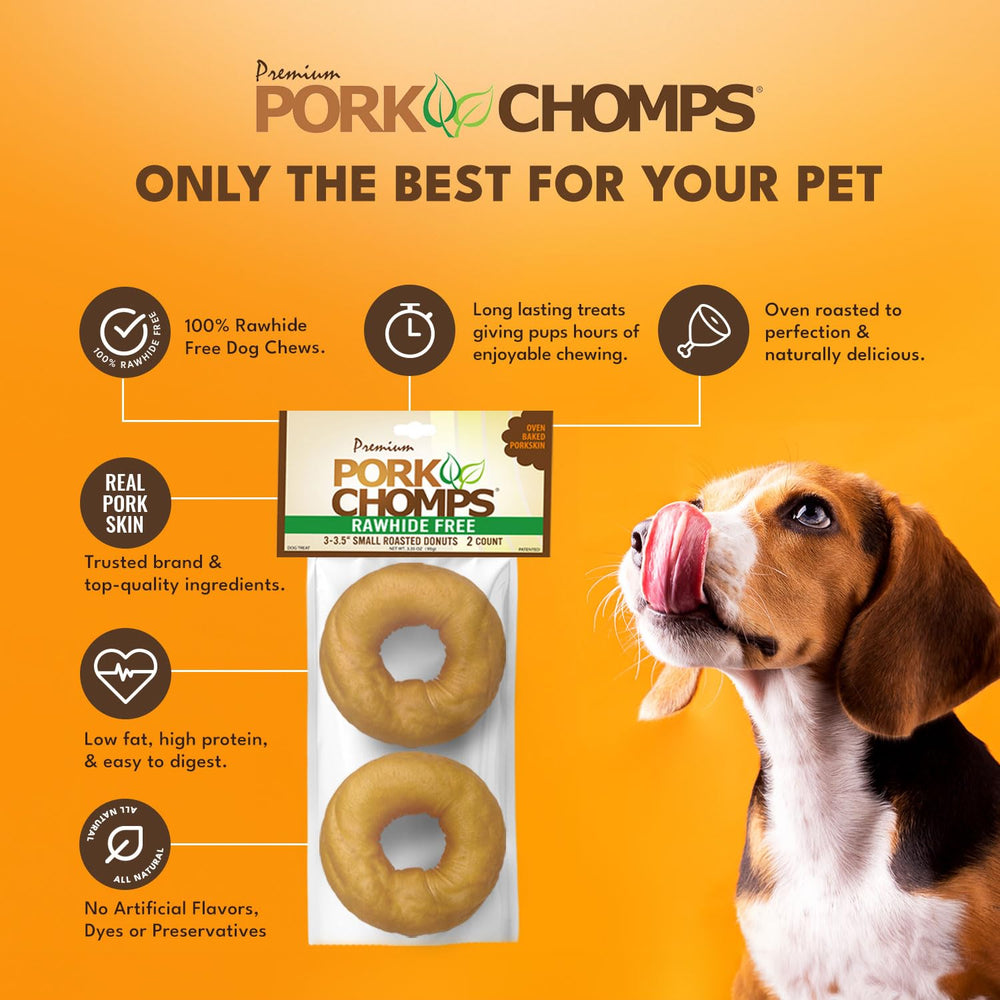 Pork Chomps ingredientes de calidad, piel de cerdo como primer ingrediente