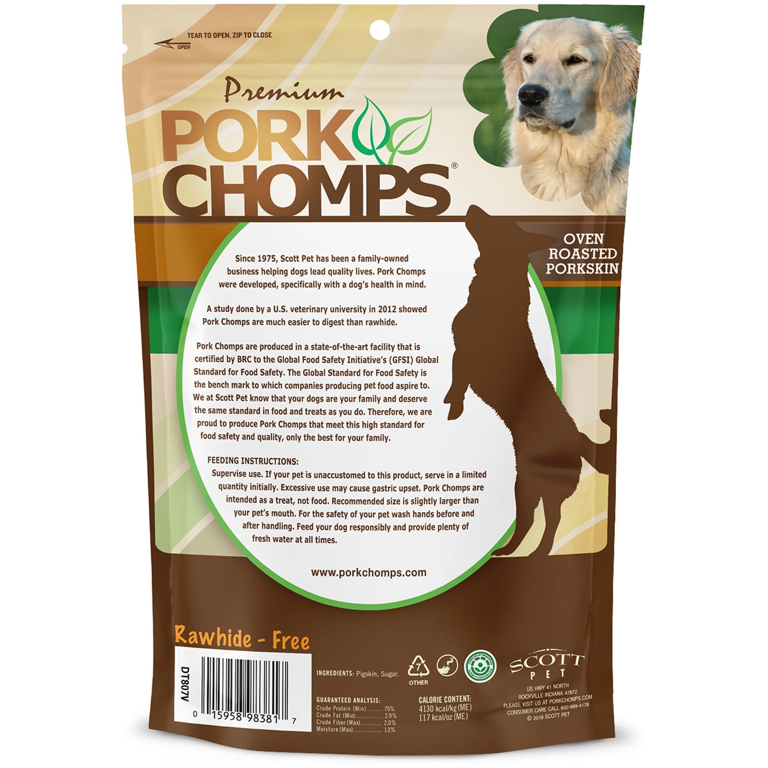 Pork Chomps origen en Estados Unidos.