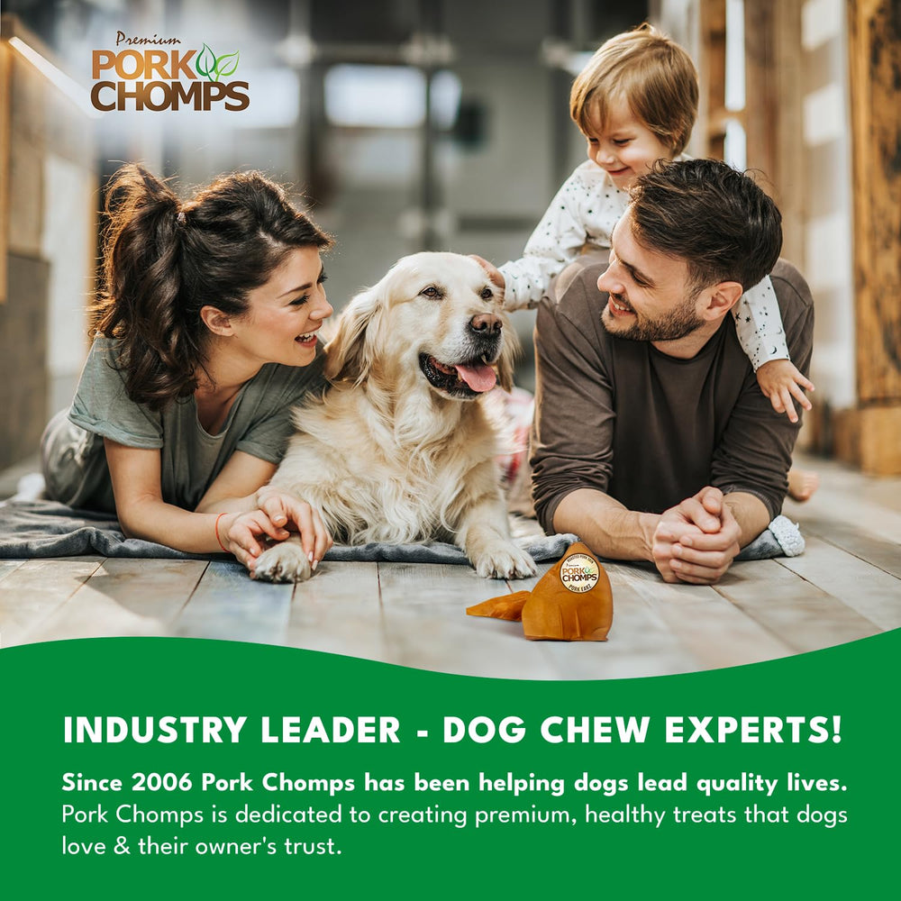 Pork Chomps: unidad individual perfecta como premio o snack.