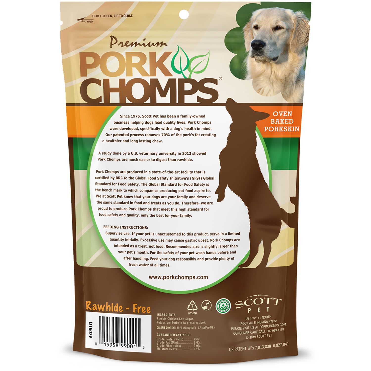 Pork Chomps: ideal para entrenamiento o recompensas diarias