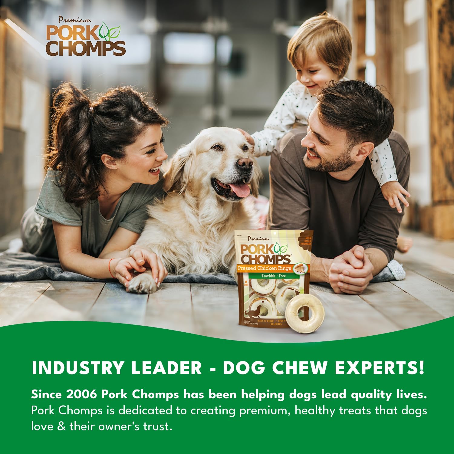 Pork Chomps: excelente para sesiones de entrenamiento y enrichment.
