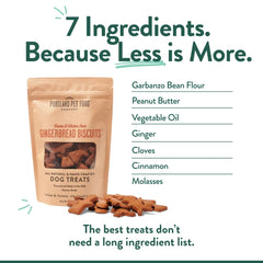 Ingredientes limitados de las galletas para perros con estómagos sensibles