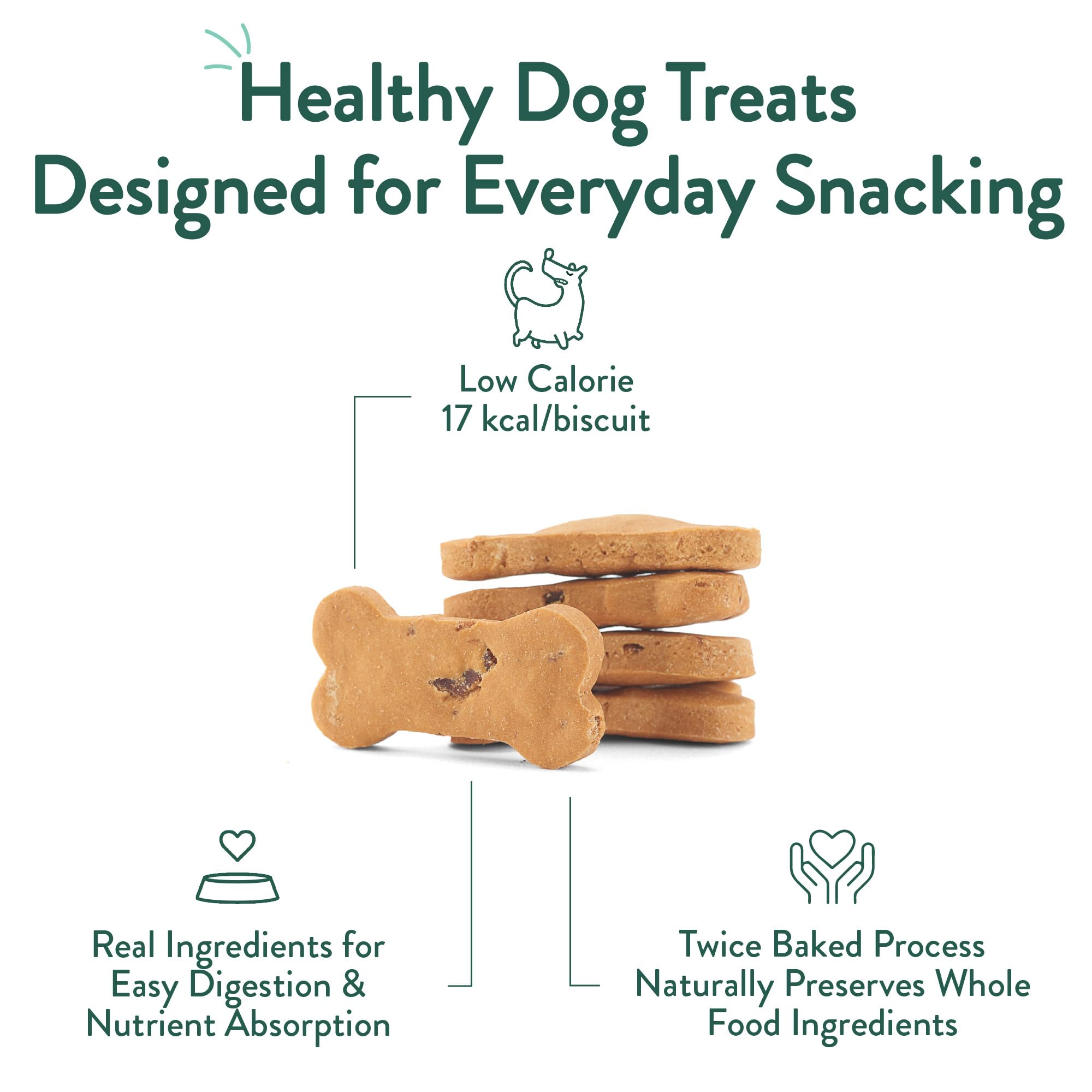 Portland Pet Food Company galletas hechas en EE. UU. con sabor a tocino