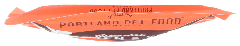 Portland Pet Food Company Tuxedo's Chicken & Yams, presentación lista para servir sin descongelar