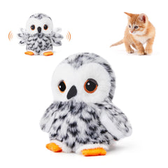 Potaroma buho-aletante para gatos, estimula juego activo y exploración.