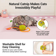 Potaroma granada suave con hierba gatera reemplazable, aroma atractivo.