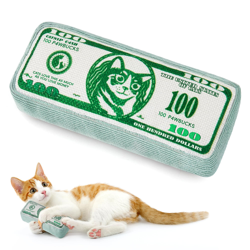 Potaroma juguete gatos con hierba gatera y sonido crujiente para estimulación