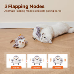Potaroma juguete interactivo de peluche suave para gatos.