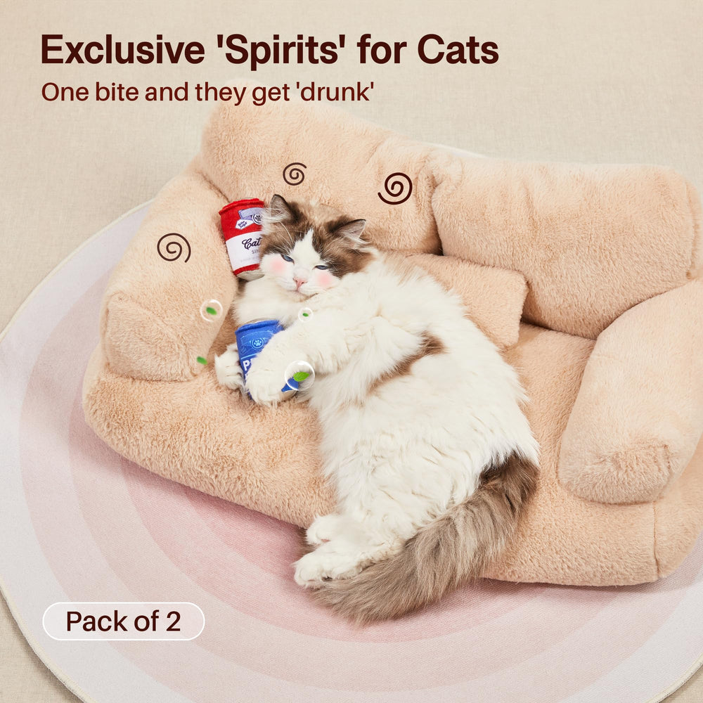 Potaroma tamaño 4 pulgadas, ideal para jugar con gatos.
