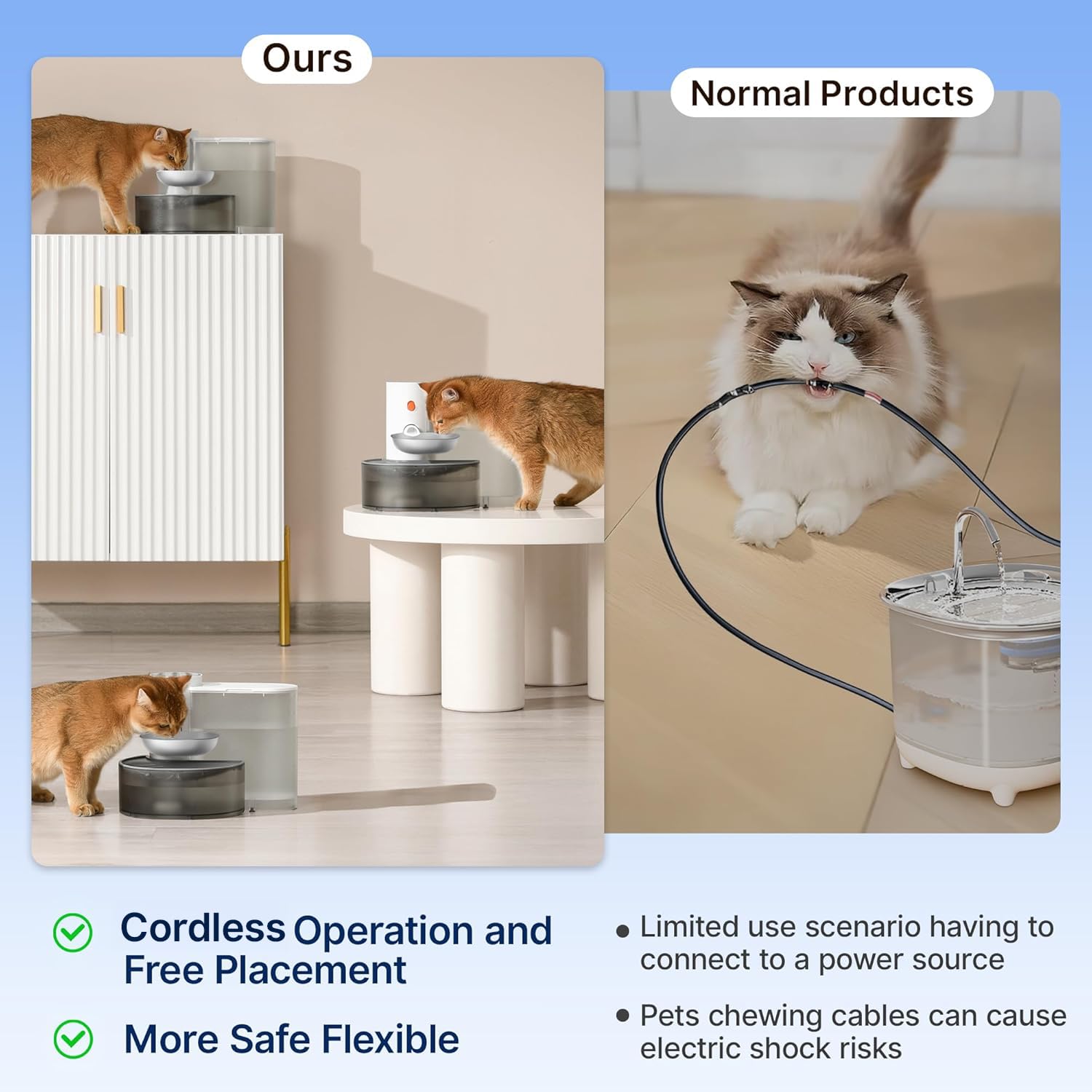Potaroma uso recomendado para gatos y perros pequeños, promueve hidratación segura.
