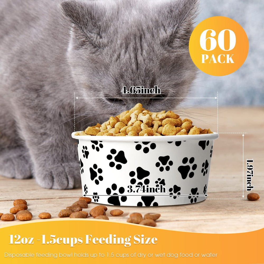 Potchen cuenco desechable de papel, capacidad 12 oz para comida.