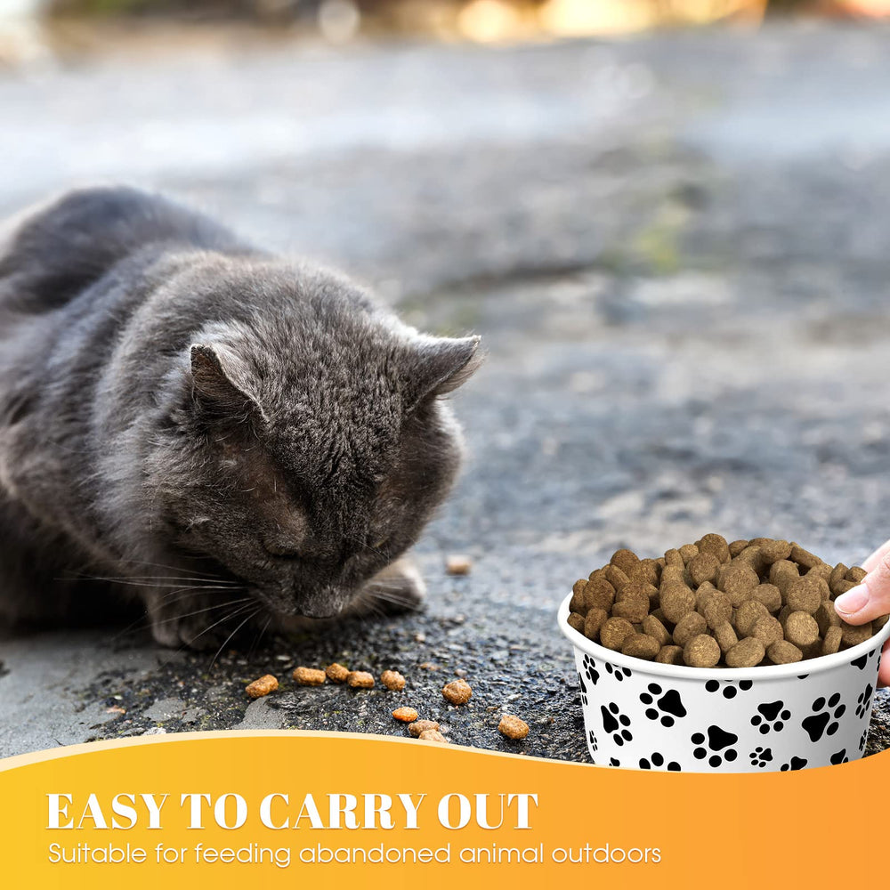 Cuenco Potchen desechable para perros pequenos, apto para comida seca o húmeda.