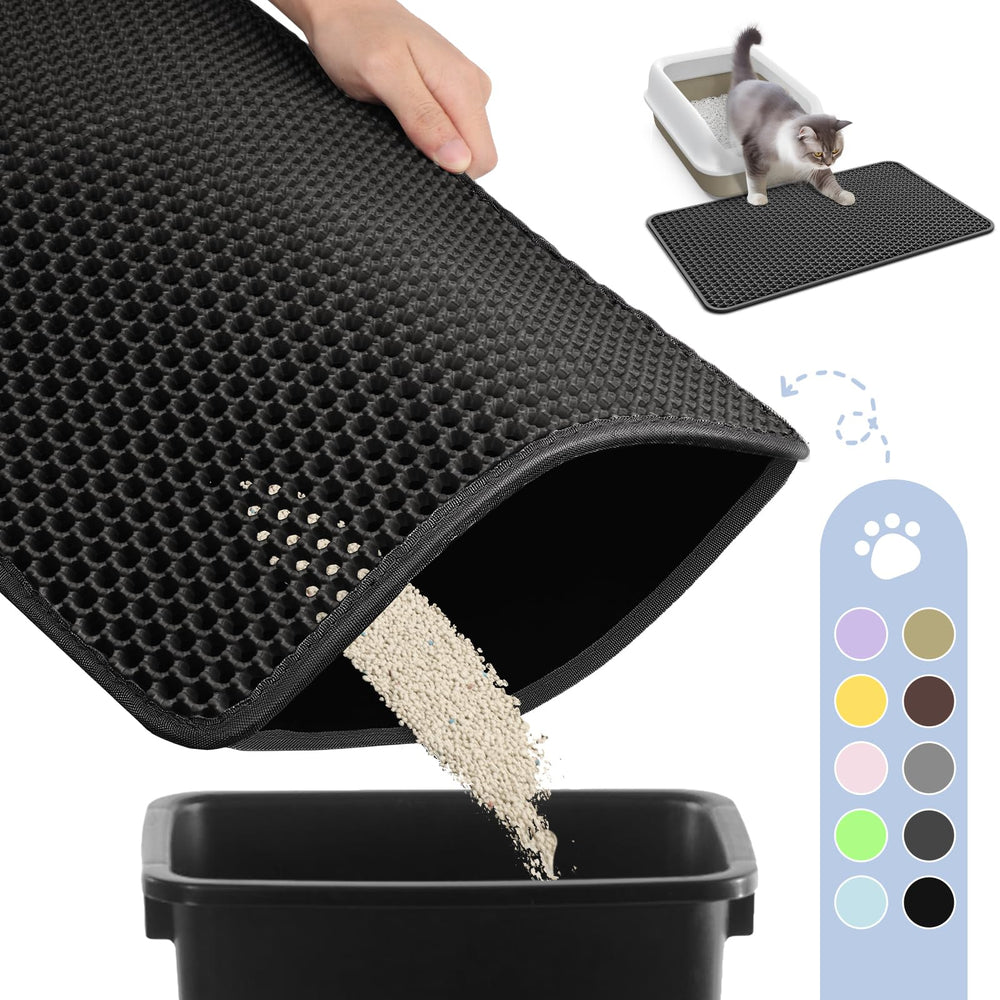 Almohadilla Powools para arena de gatos, trampa de arena para evitar que se esparza.