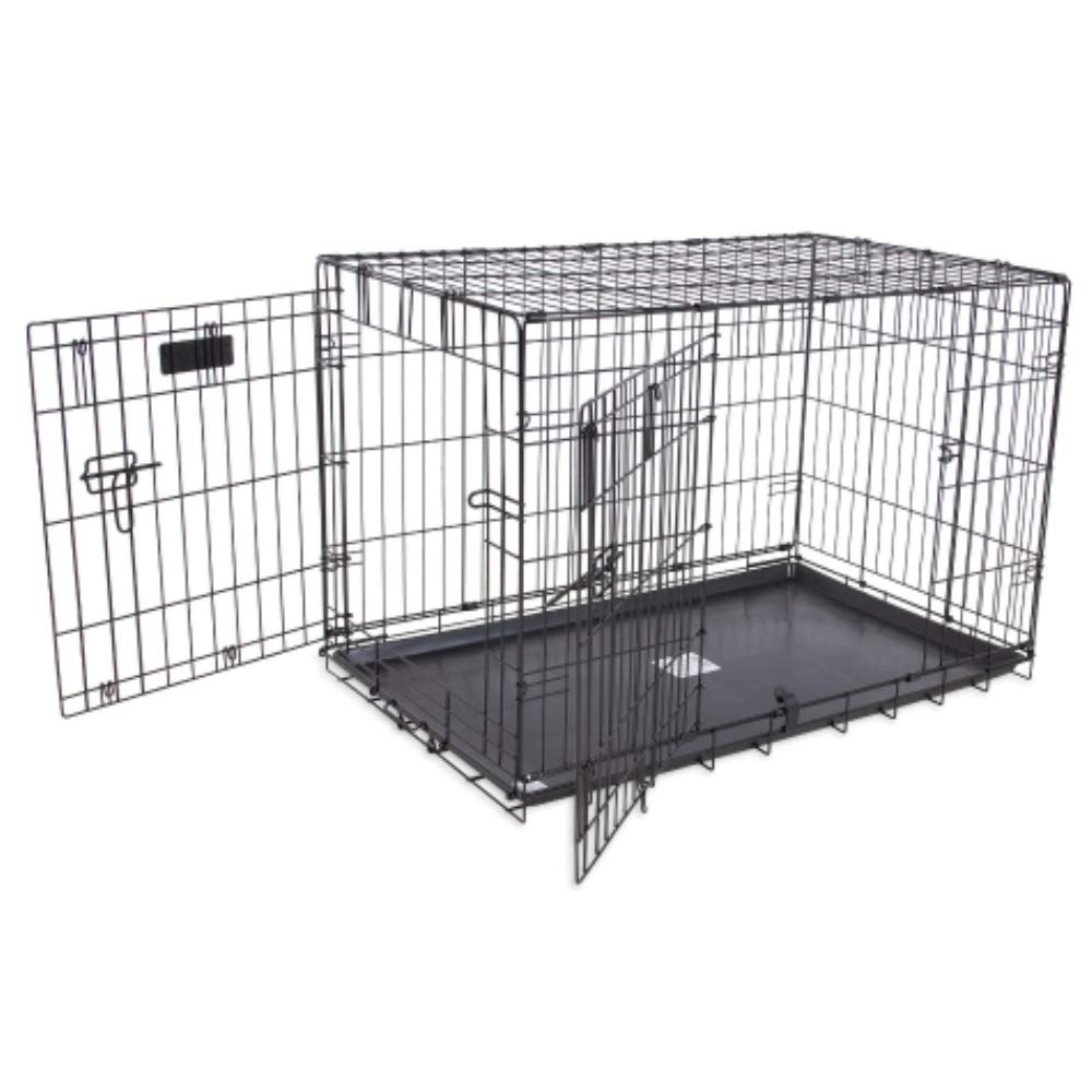 PRECISION PET Provalue dos puertas jaula para perro, 36 pulgadas, ideal para entrenamiento.
