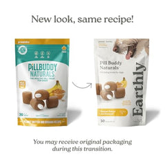Presidio Earthly Pill Buddy Naturals, nuevo empaque para mayor conveniencia.
