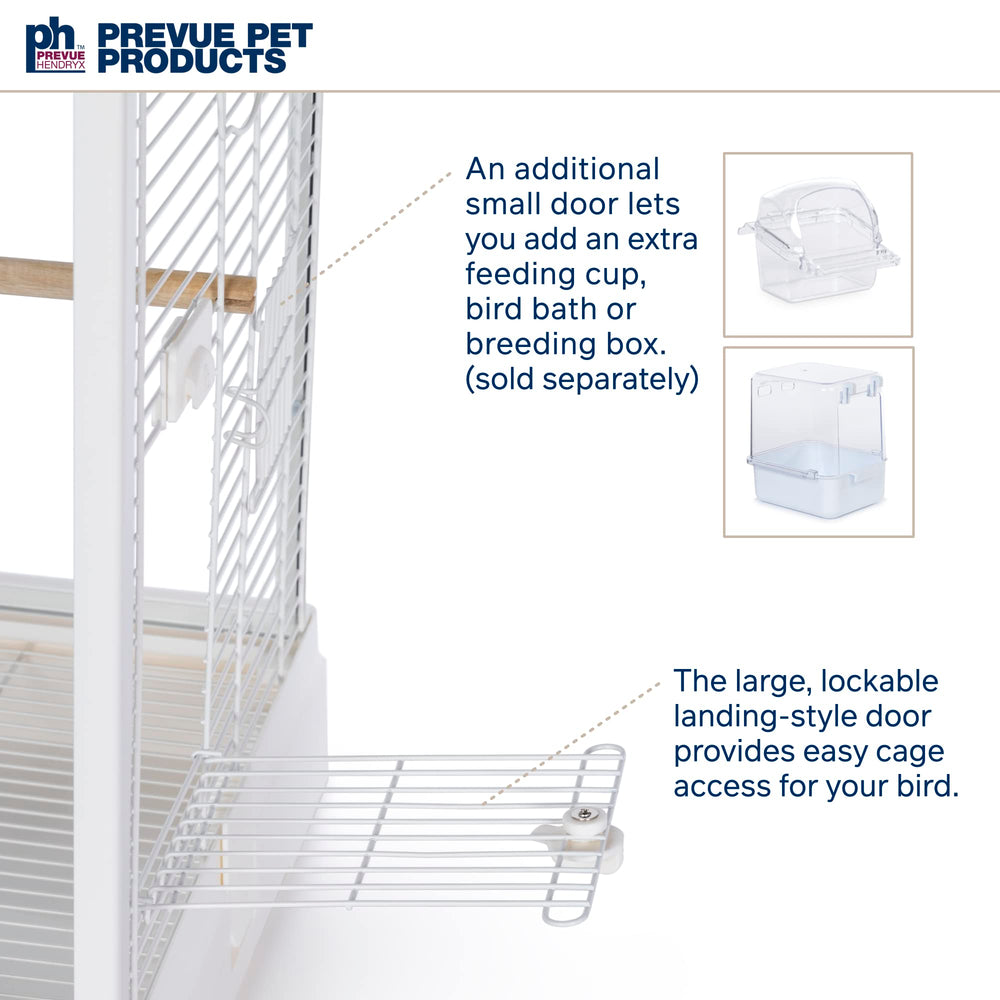 Prevue Crystal Palace malla clara para seguridad y ventilación adecuadas