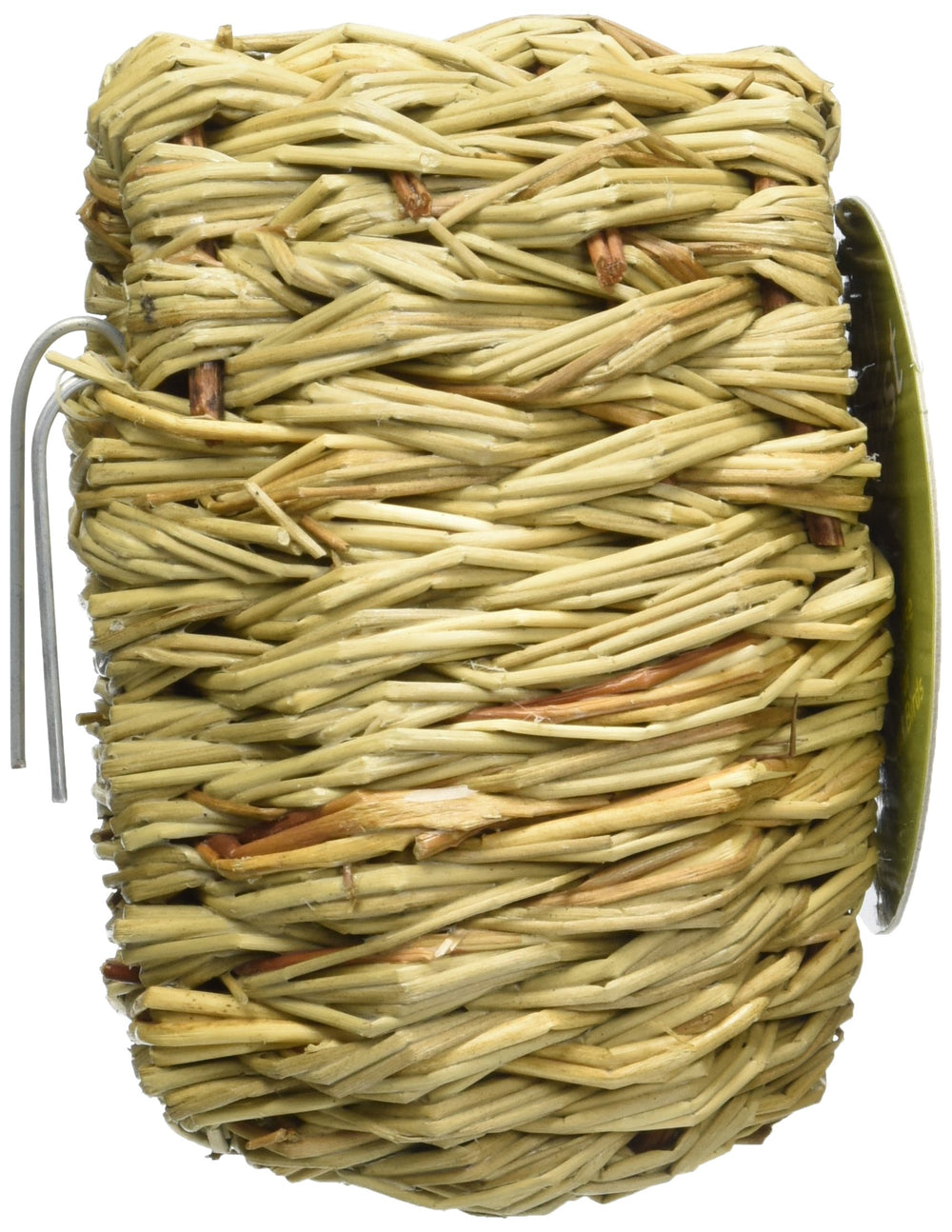 Prevue nido cubierto de ramitas de 4 pulgadas, ideal para descanso seguro de aves pequeñas.