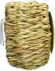 Prevue nido cubierto de ramitas de 4 pulgadas, ideal para descanso seguro de aves pequeñas.