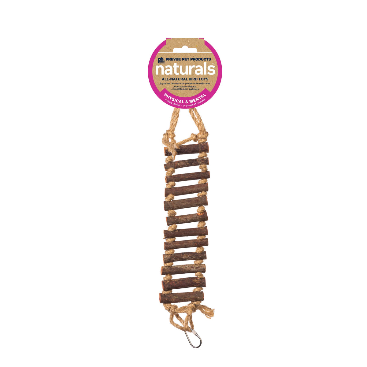Prevue Naturals Escalera Cuerda para aves: estimulación mental y ejercicio de patas.