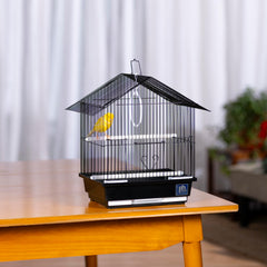 Parakeet Manor de Prevue: columpio y perchas para entretenimiento y descanso