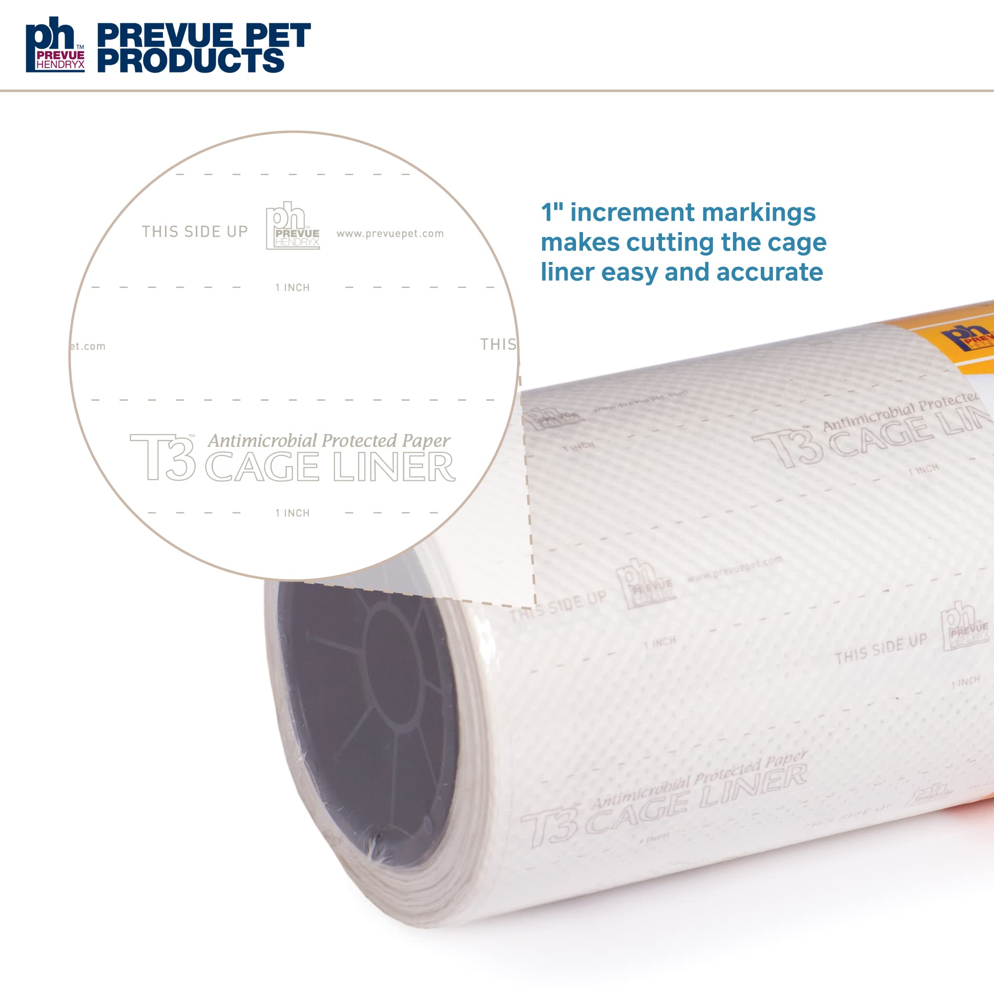 Prevue T3 Cage Liner talla universal para múltiples tamaños de jaula.