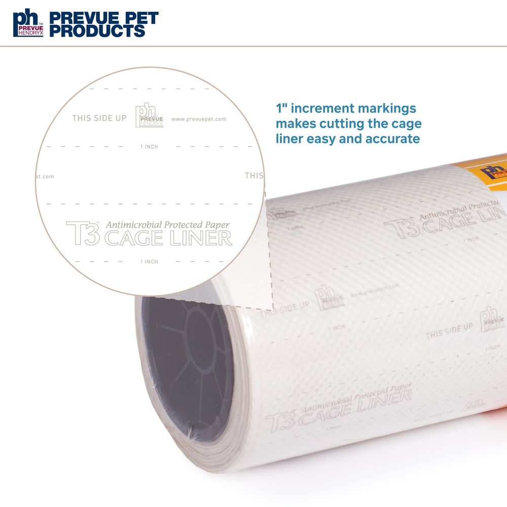 Prevue T3 Cage Liner talla universal para múltiples tamaños de jaula.