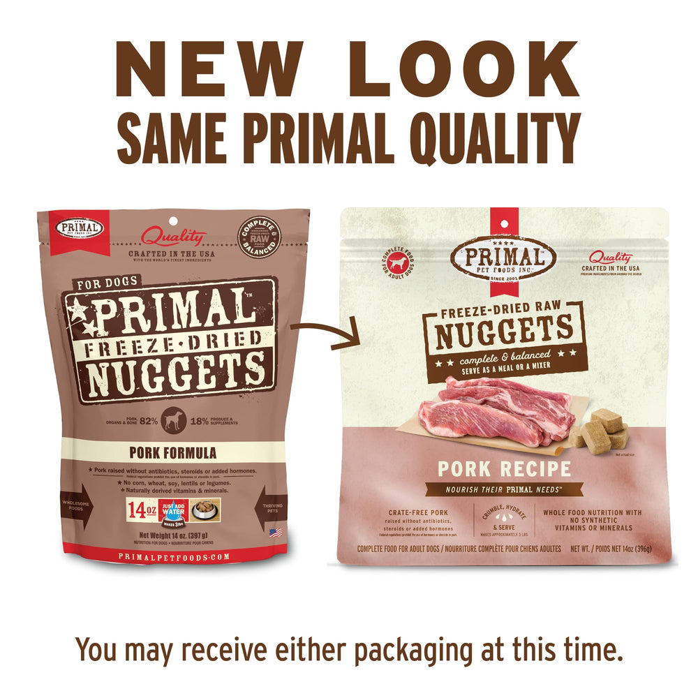 Primal bocaditos cerdo, trocitos crujientes para morder y saborear.