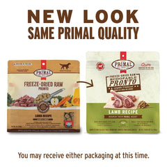 Primal Pronto Mini Nuggets rehidratados con agua: textura jugosa y sabor natural
