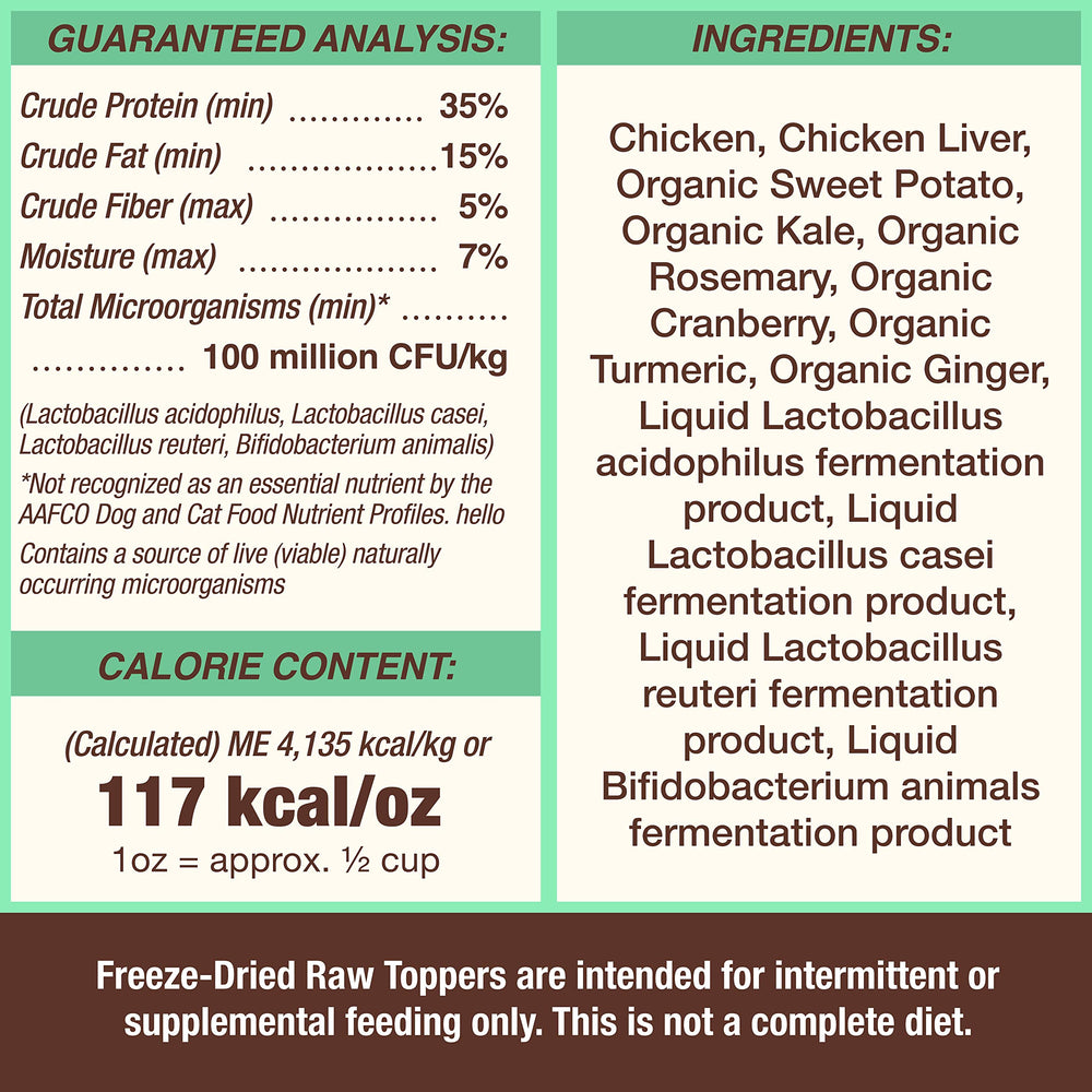 Primal Pet Foods coberturas para alimento de gato con ave, variedad sabrosa