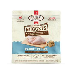 Primal Pet Foods: nuggets de conejo deshidratados en frío para comida completa