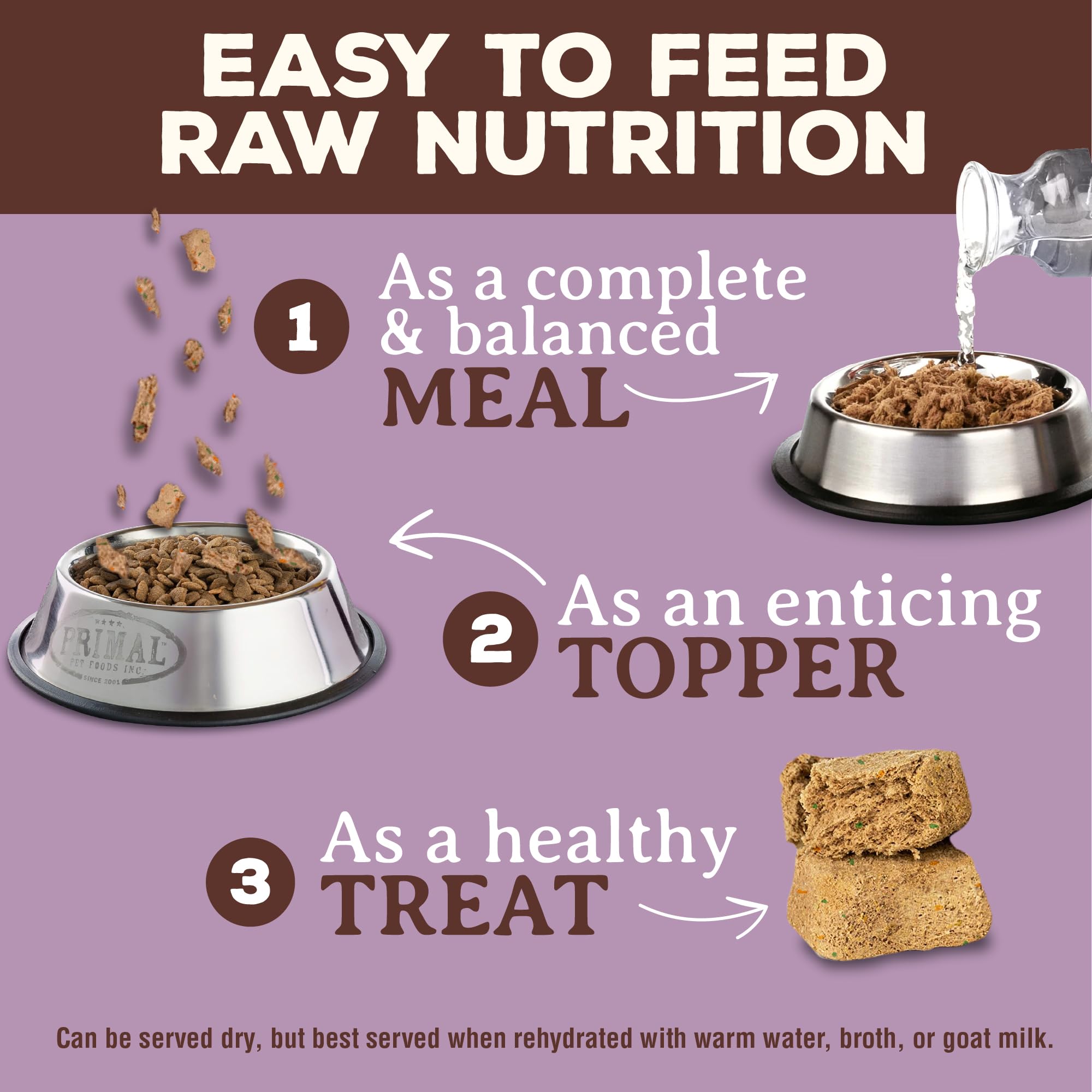Primal Pet Foods bocados pavo sin granos: opción para dietas sensibles